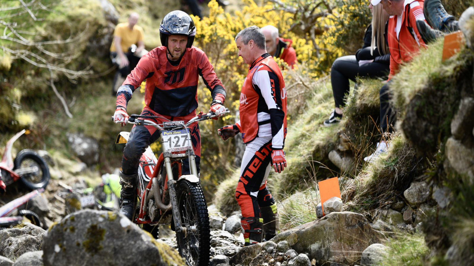 GasGas rider at Scottish Six Days Trial